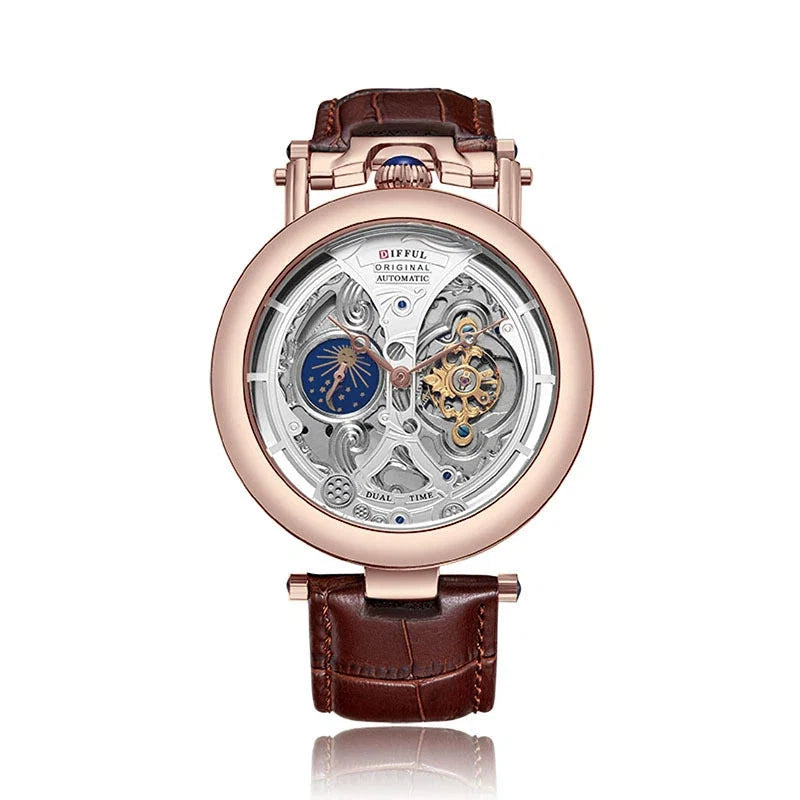Ashcroft | Hastings Skeleton Dial Moon-Phase Mechanical Watch