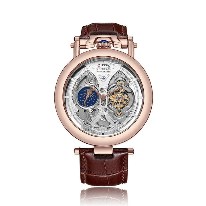 Ashcroft | Hastings Skeleton Dial Moon-Phase Mechanical Watch