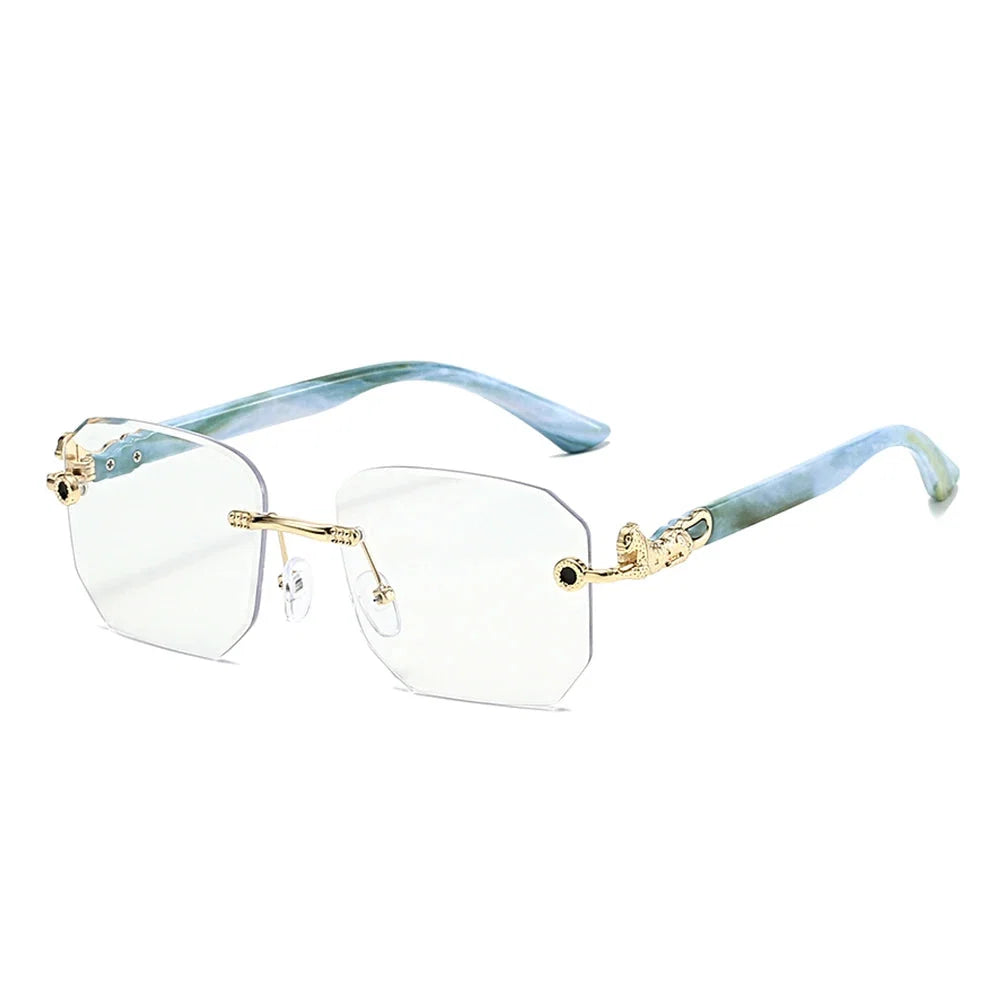 Ashcroft | Valenti Frameless Hexagonal Sunglasses