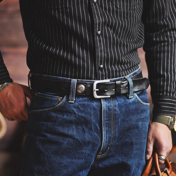 Ashcroft | Ranchland Leather Cowskin Belt
