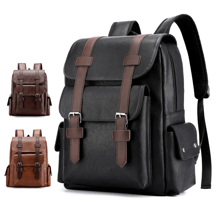 Ashcroft | Harlow Leather Vintage Backpack