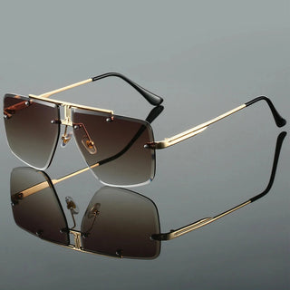 Ashcroft | Dalton Rimless Square Sunglasses