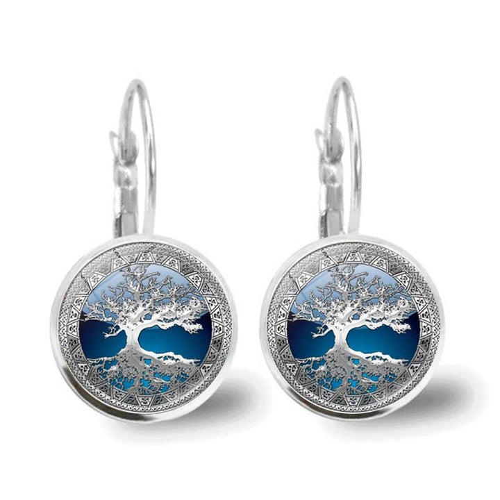 Ashcroft | Celestia Silver Tree of Life Hoop Earrings