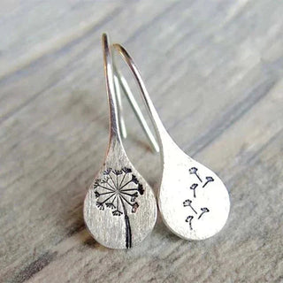 Ashcroft | Celestia Sterling Silver Dandelion Drop Earrings