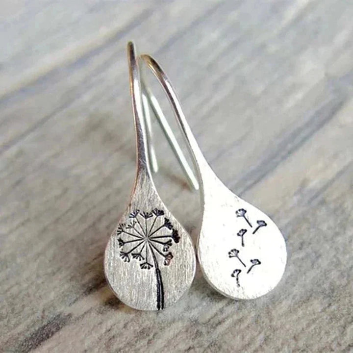 Ashcroft | Celestia Sterling Silver Dandelion Drop Earrings