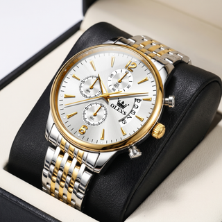 Ashcroft | Caldwell Moon Phase Stainless Steel Watch