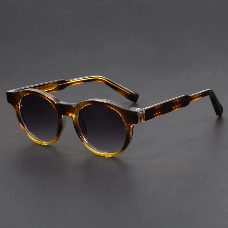 Ashcroft | Hudson Retro Round UV Protection Sunglasses