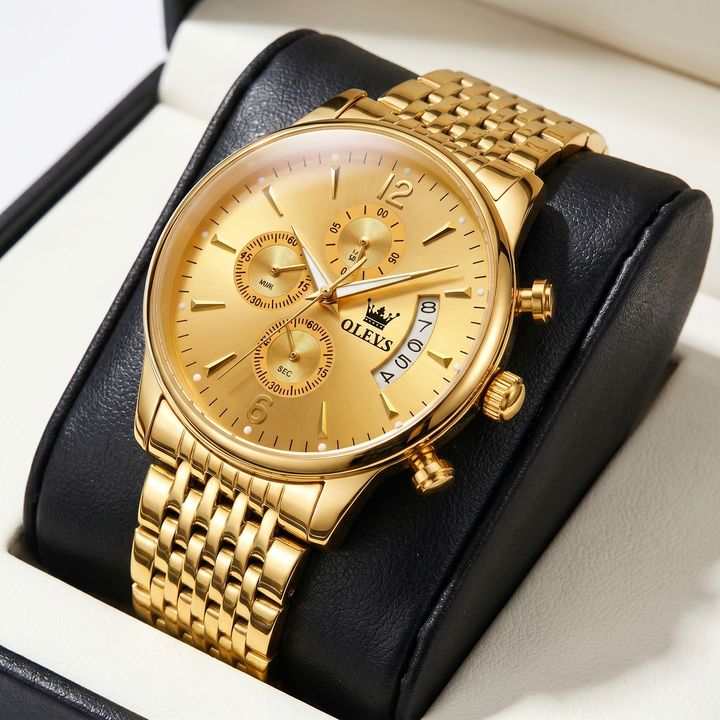 Ashcroft | Caldwell Moon Phase Stainless Steel Watch