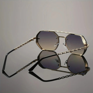 Ashcroft | Monarch Gold-Accent UV400 Sunglasses
