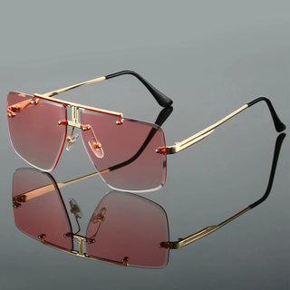 Ashcroft | Dalton Rimless Square Sunglasses