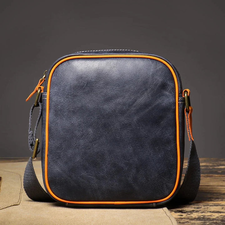 Ashcroft | Hudson Genuine Leather Crossbody Bag