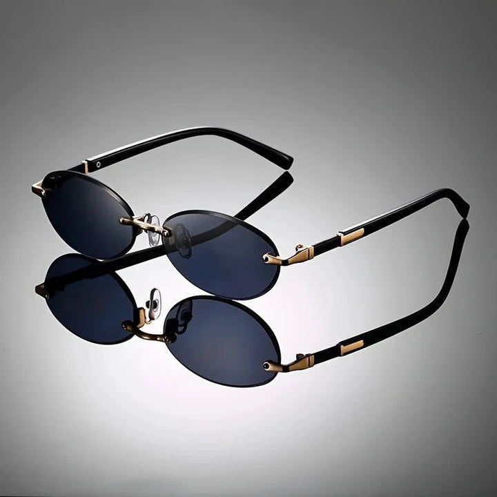 Ashcroft | Lennox Rimless Oval Sunglasses