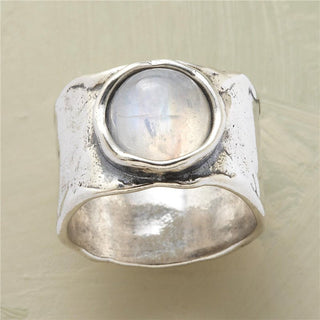 Ashcroft | Celestia Silver Moonstone Ring