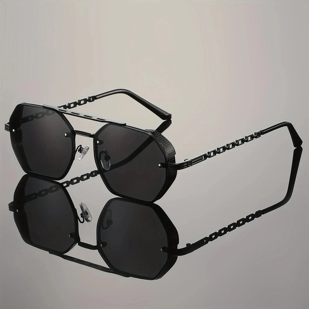 Ashcroft | Monarch Gold-Accent UV400 Sunglasses