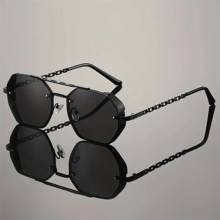Ashcroft | Monarch Gold-Accent UV400 Sunglasses