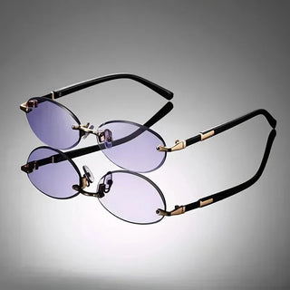 Ashcroft | Lennox Rimless Oval Sunglasses