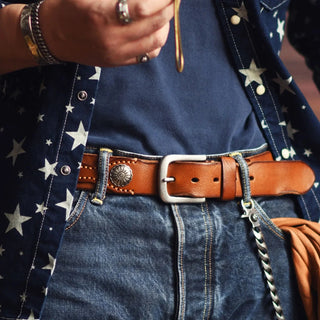 Ashcroft | Ranchland Leather Cowskin Belt