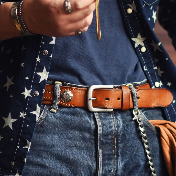 Ashcroft | Ranchland Leather Cowskin Belt