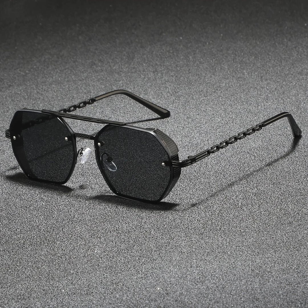Ashcroft | Renzo Hexagonal Metal Sunglasses