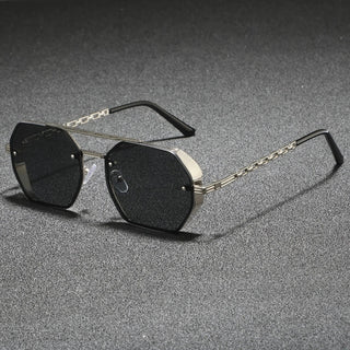 Ashcroft | Renzo Hexagonal Metal Sunglasses
