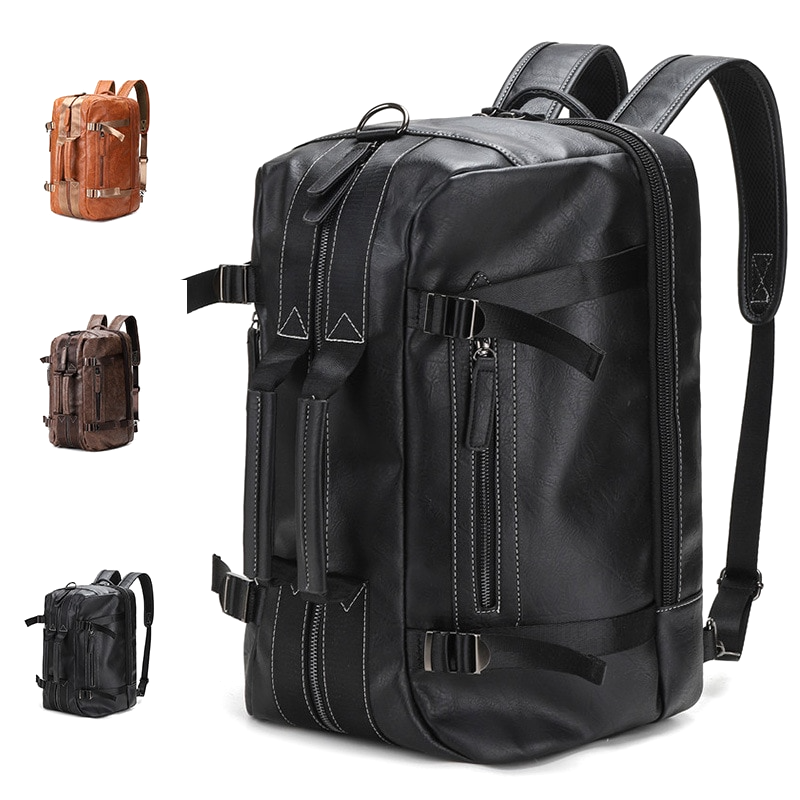 Ashcroft | Ridley Leather 3-in-1 Convertible Backpack
