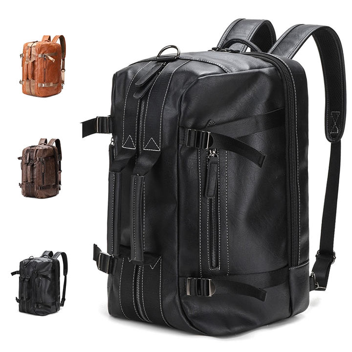 Ashcroft | Ridley Leather 3-in-1 Convertible Backpack