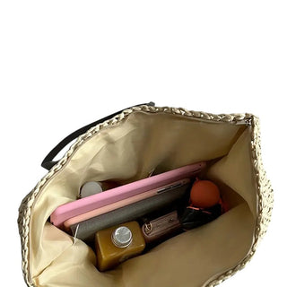 Ashcroft | Solana Spacious Straw Beach Bag