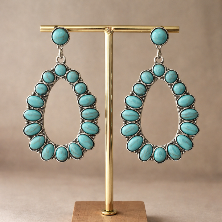 Ashcroft | Celestia Turquoise Drop Earrings