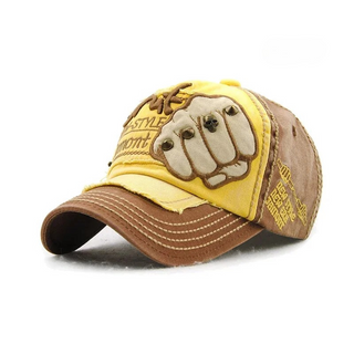 Ashcroft | Rebel Embroidered Fist Denim Cap