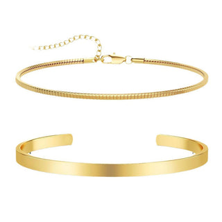 Ashcroft | Delaney Stainless Steel Resizable Jewelry Set