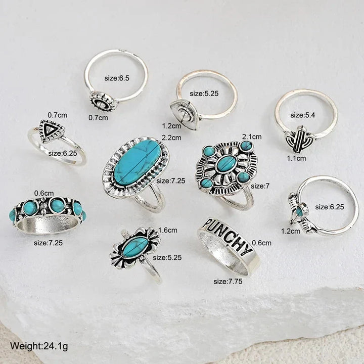Ashcroft | Silverton 10-Piece Western Ring Set