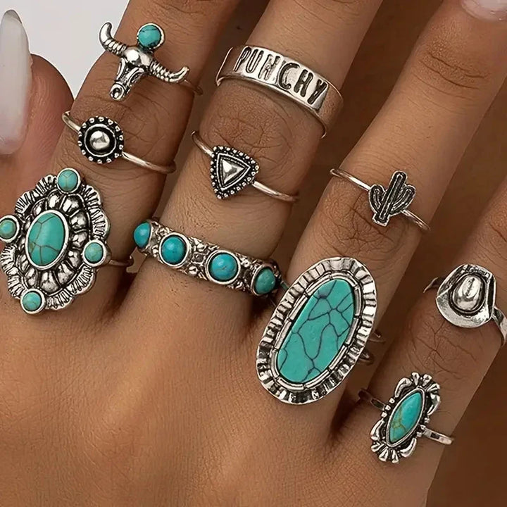Ashcroft | Silverton 10-Piece Western Ring Set