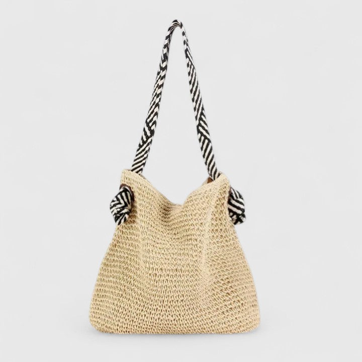 Ashcroft | Solana Braided Straw Shoulder Bag