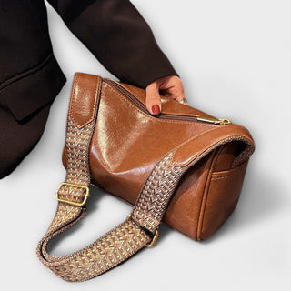 Ashcroft | Avalon Woven Strap Shoulder Bag