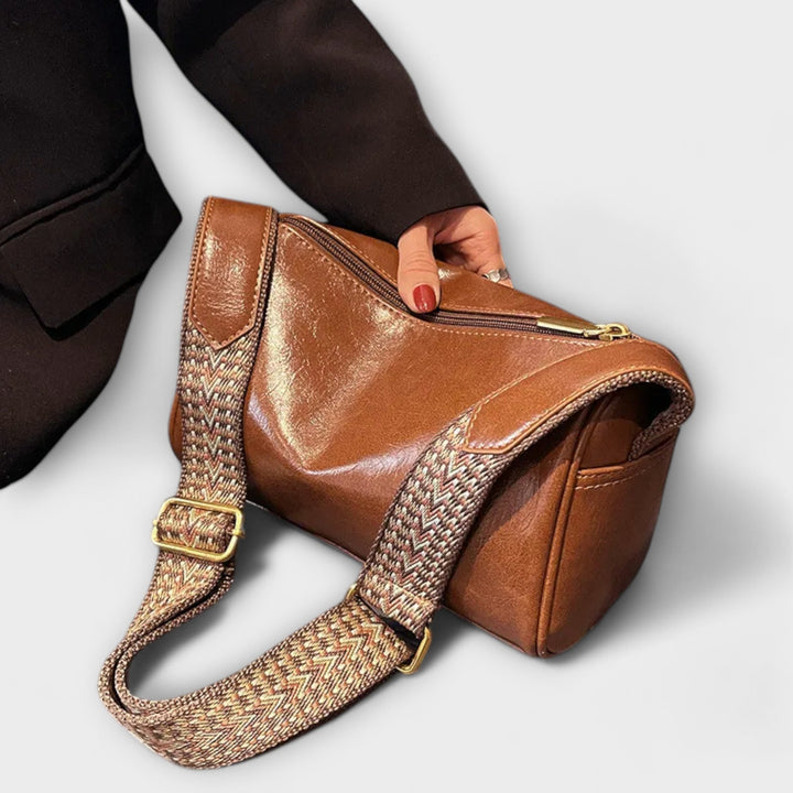 Ashcroft | Avalon Woven Strap Shoulder Bag
