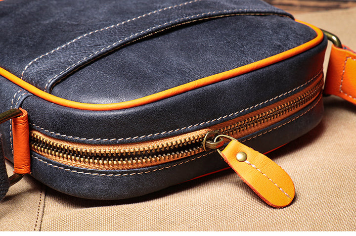 Ashcroft | Hudson Genuine Leather Crossbody Bag