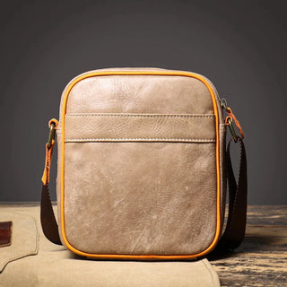Ashcroft | Hudson Genuine Leather Crossbody Bag