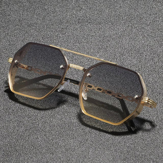 Ashcroft | Renzo Hexagonal Metal Sunglasses