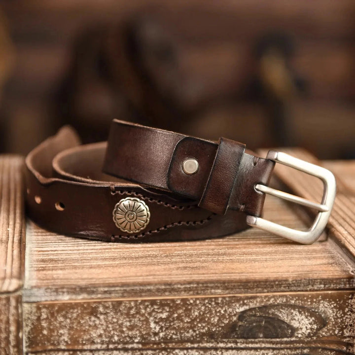 Ashcroft | Ranchland Leather Cowskin Belt