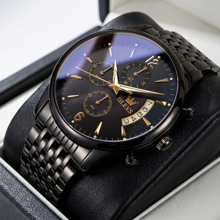 Ashcroft | Caldwell Moon Phase Stainless Steel Watch