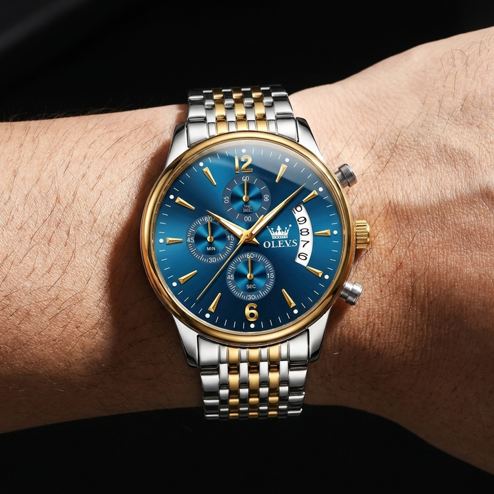 Ashcroft | Caldwell Moon Phase Stainless Steel Watch