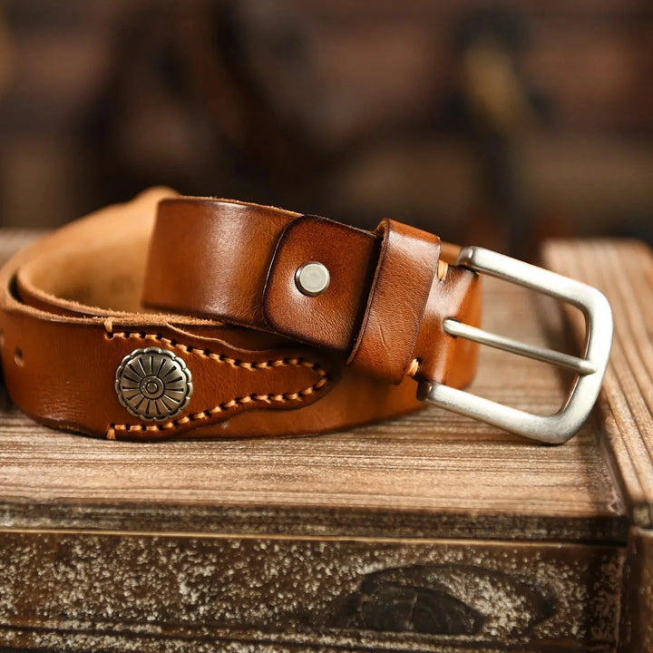 Ashcroft | Ranchland Leather Cowskin Belt