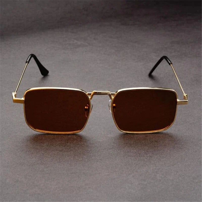 Ashcroft | Hudson Rectangular Metal Sunglasses
