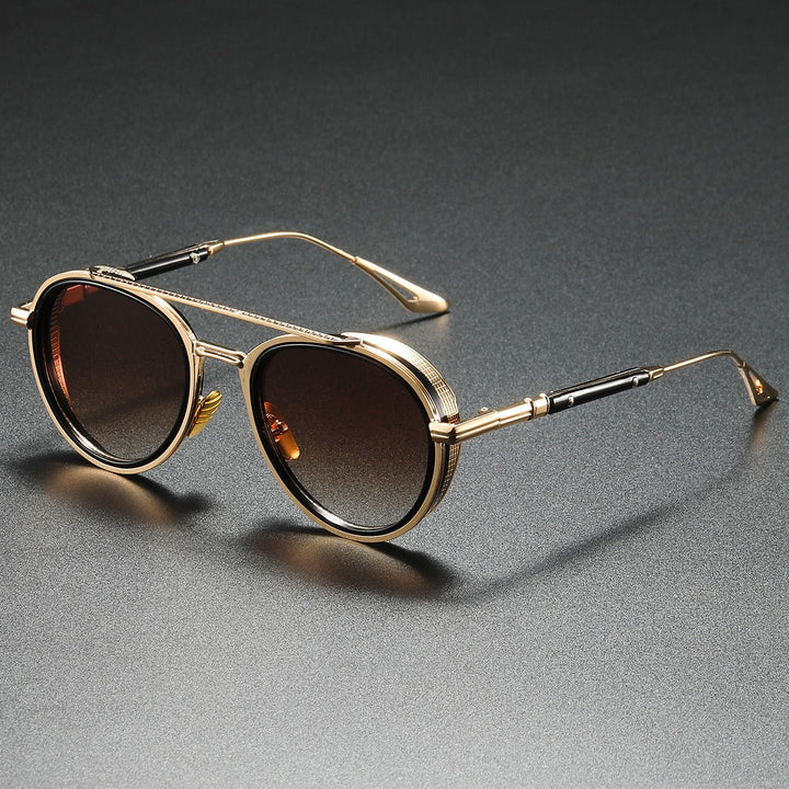 Ashcroft | Éclat Round Gradient Sunglasses