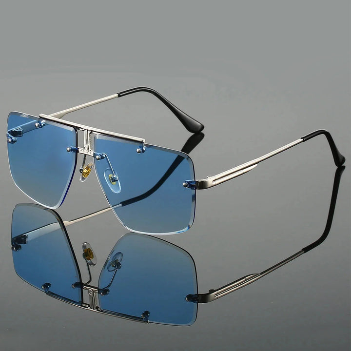 Ashcroft | Dalton Rimless Square Sunglasses