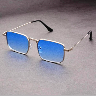 Ashcroft | Hudson Rectangular Metal Sunglasses