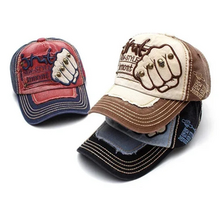 Ashcroft | Rebel Embroidered Fist Denim Cap