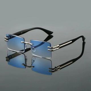 Ashcroft | Dalton Rimless Rectangular Sunglasses