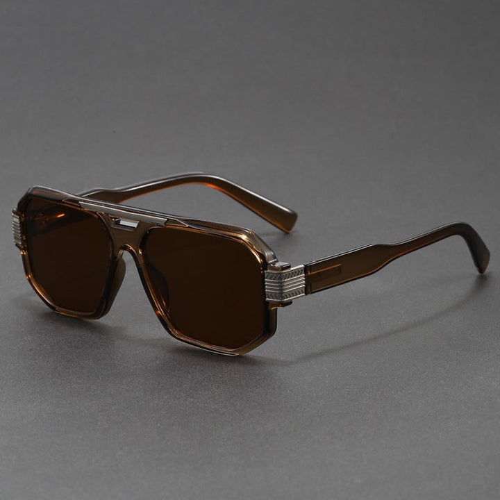 Ashcroft | Ashford Square-Frame Acetate Sunglasses