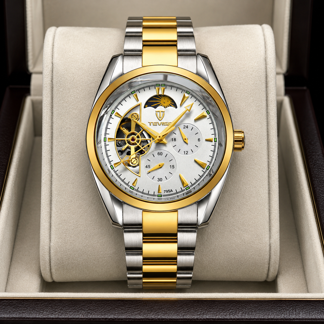 Ashcroft | Meridian Automatic Skeleton Moon Phase Watch